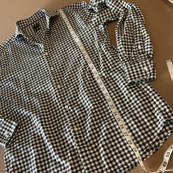 BOSS T-Christo Tailored Slim Fit Tessitura Monti Button Down Checkered Shirt- 16 - Picture 6 of 13